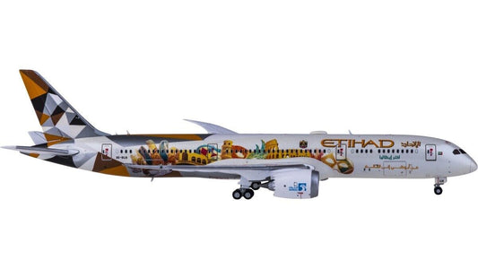 1:400 JC Wings ETIHAD BOEING 787-9 Passenger Airplane Diecast Aircraft Model