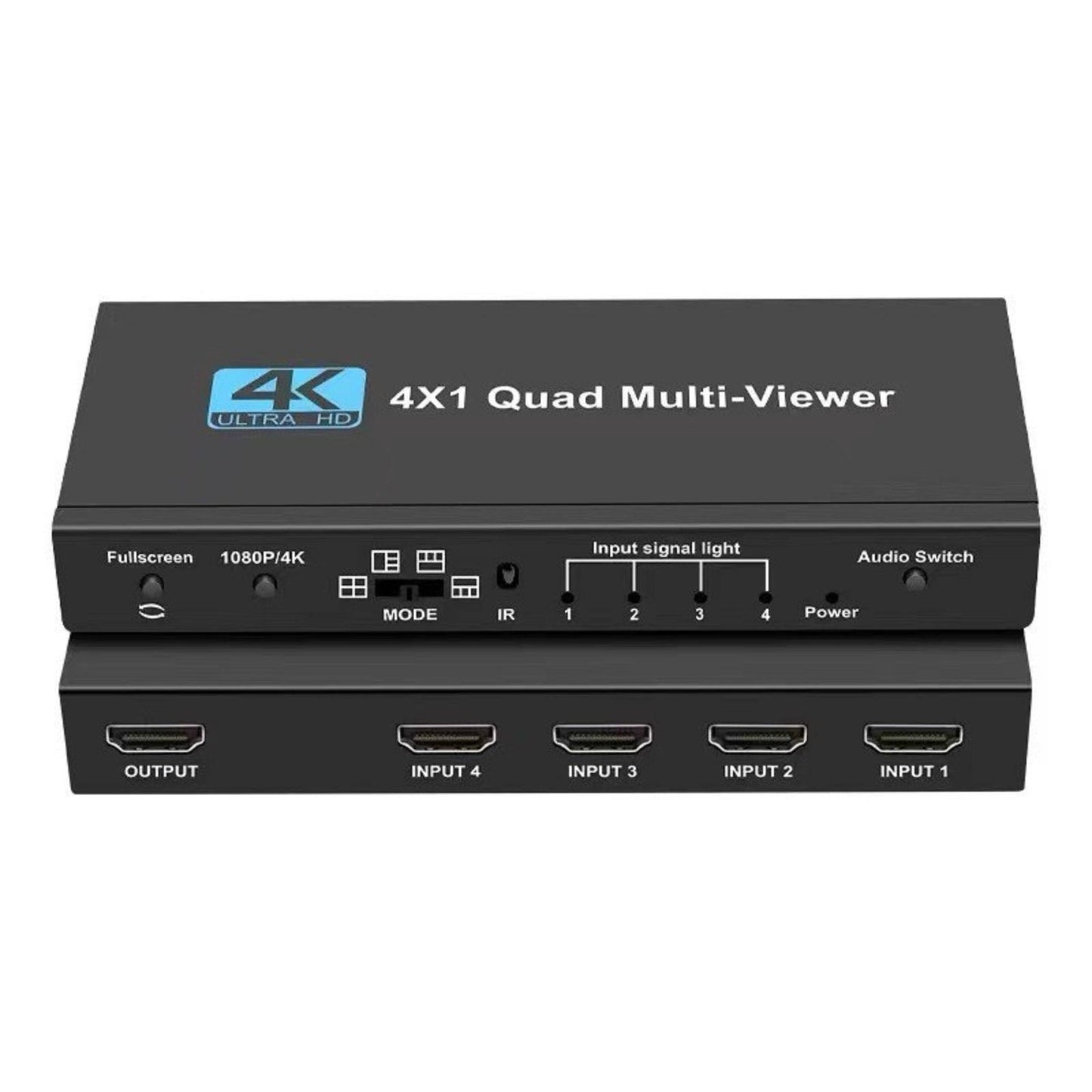 4K HDMI 4x1 1080P Multi-Viewer Seamless Quad Screen Real Time Remote Splitter t