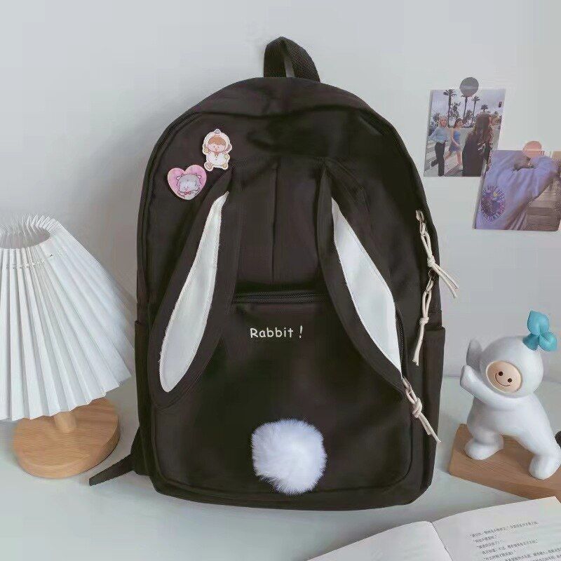 Women Backpack Canvas Teenage Bags Candy Color School Bag Outdoor Travel College