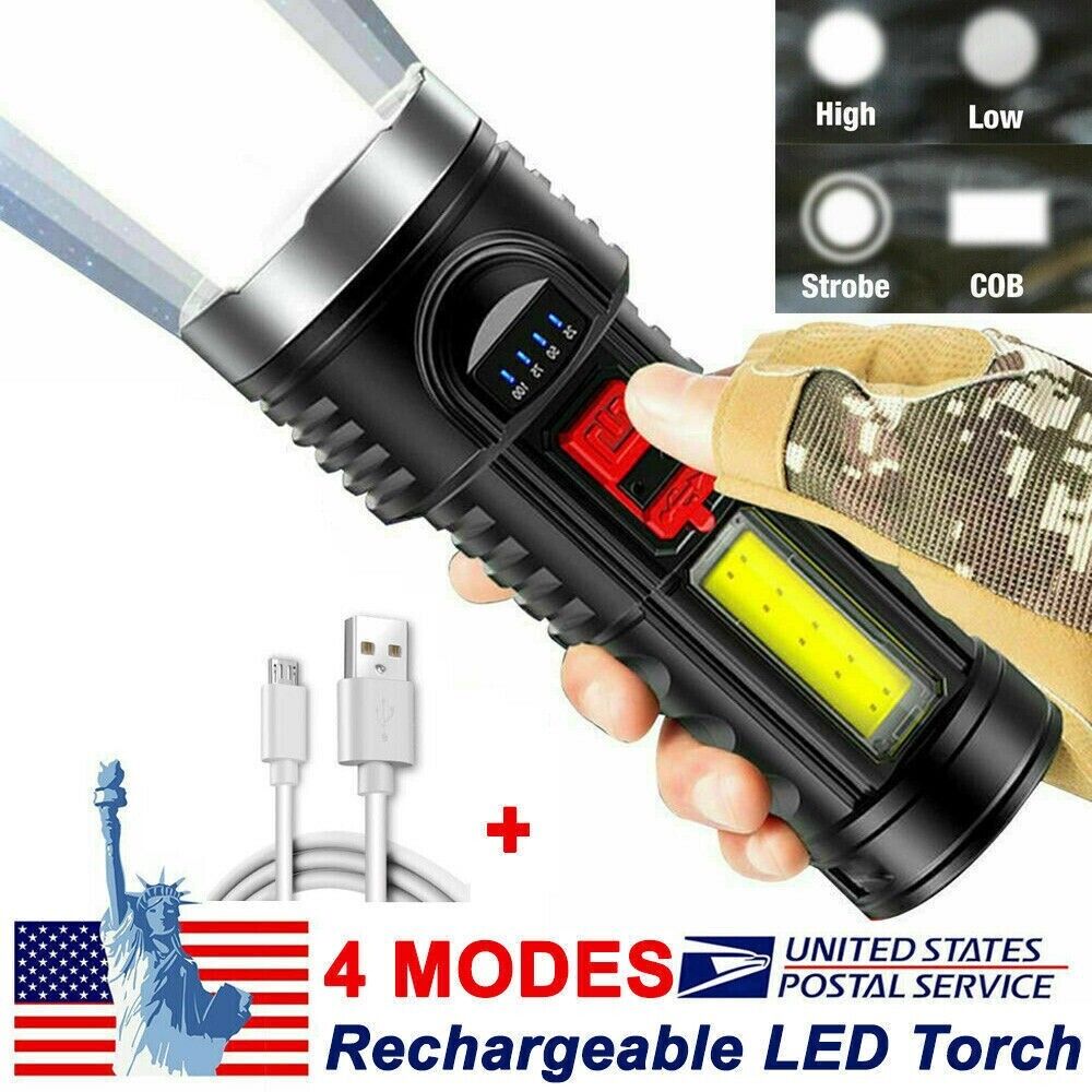 Lamparas de mano recargables led linternas alta potencia 1000000 lumens potente