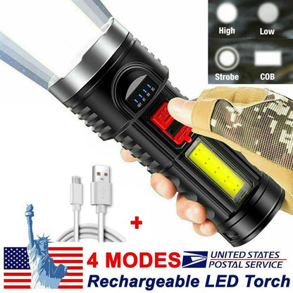 Lamparas de mano recargables led linternas alta potencia 1000000 lumens potente
