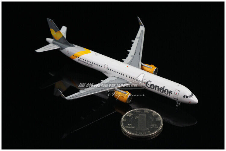 1:400 JC Wings Thmas Cook Condor AIRBUS A321 Passenger Airplane Diecast Model