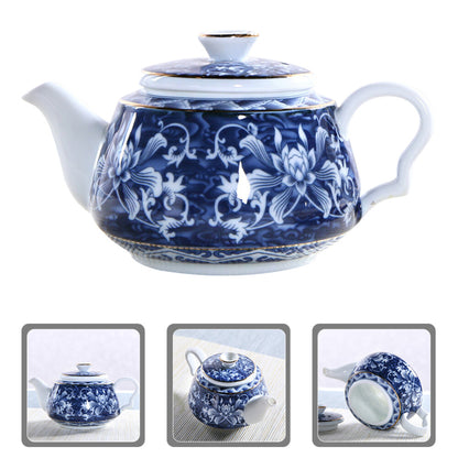Vintage Teapot Teapot Ceramic Desktop Tea Kettle Retro Chinese Teapot