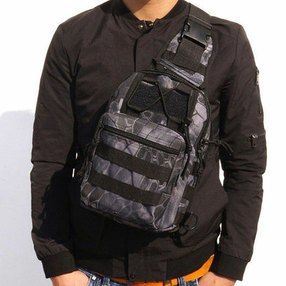 Outdoor Chest Bag Climbing Trekking Backpack Tactical Hiking Camping Hunting
