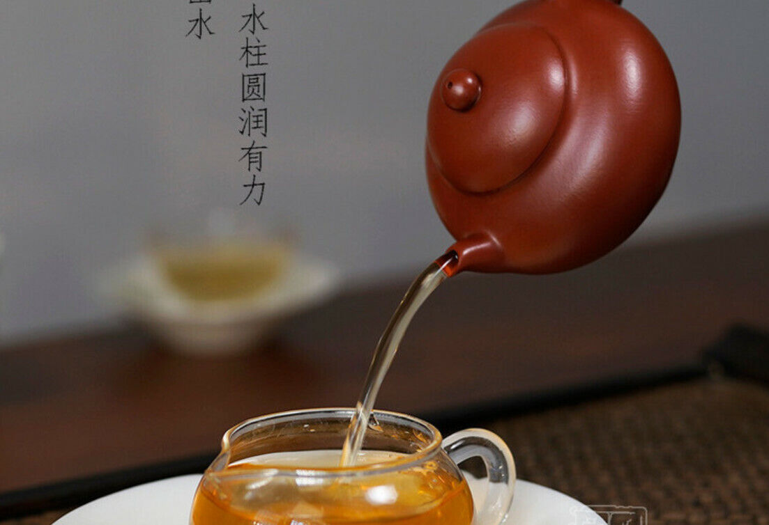 150cc China Yixing handmade purple sand teapot Zhu Ni Hua Ying Gong Fu Hu teapot-