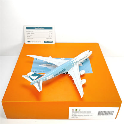 1:400 JC Wings CATHAY PACIFIC CARGO BOEING B747-8F Passenger Diecast Model