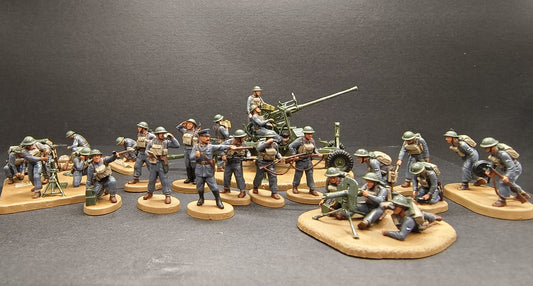 1/72 Chinese PLA National Army Nanjing Defense Soldiers scene model