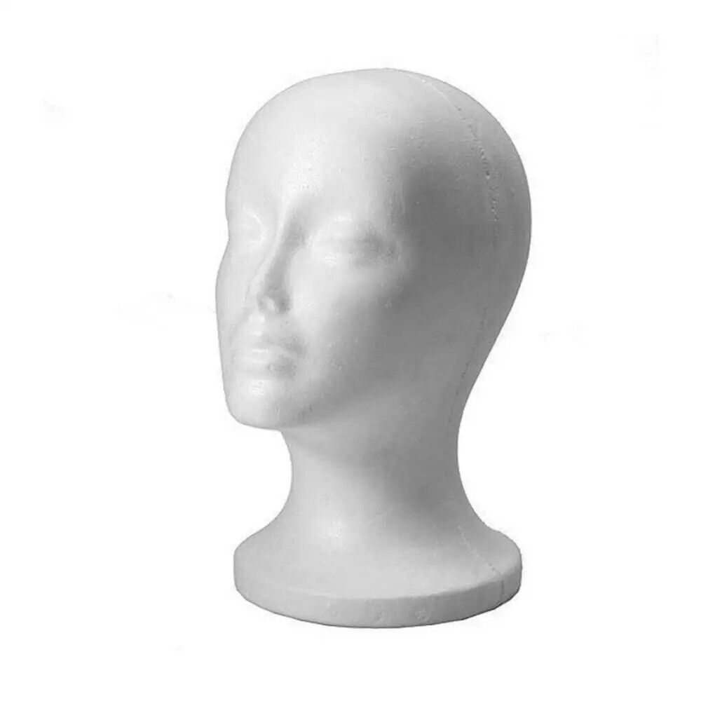 Head Model Mannequins Foam Female Hats Wig Display Stand Jewelry Glasses Holders