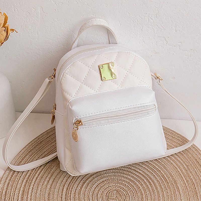 Backpack Synthetic Leather Small Bags Retro Handbag Phone Purse Pouch Travel 1PC