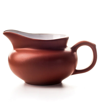 Chinese Zisha Purple Clay Pitcher Porcelain Fair Cup With Handle Tea Accessories