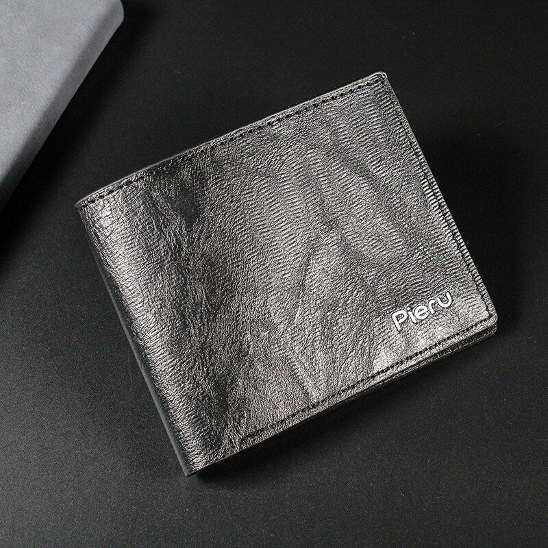 Leather Short Slim Wallet Business Purse Credit Card Holder Wallet Money Bag 1PC
