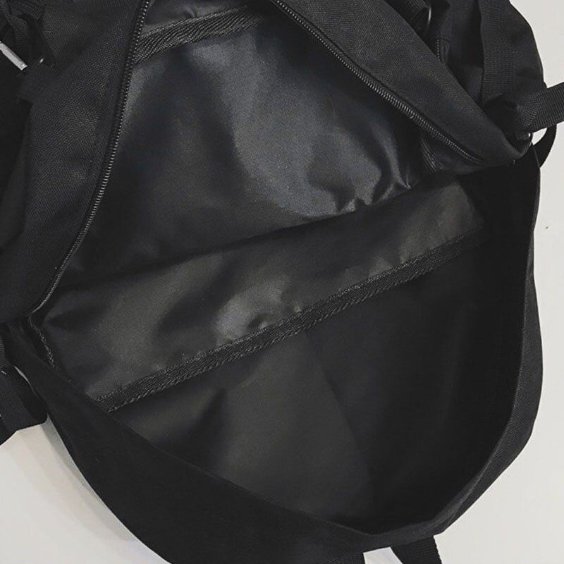 Black Backpacks Travel Bag Casual Shoulder Punk Unisex Bags 31*12*42 CM Canvas