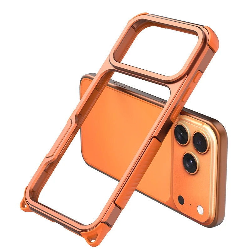 Metal Frame Phone Case for iPhone 17 Pro Max & iPhone 16 - Heat-Dissipating