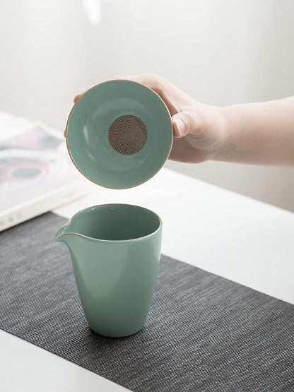 Creative Tea Leaking Household Tea Filter Ceramic Tea Separator Tea Tea Strainer