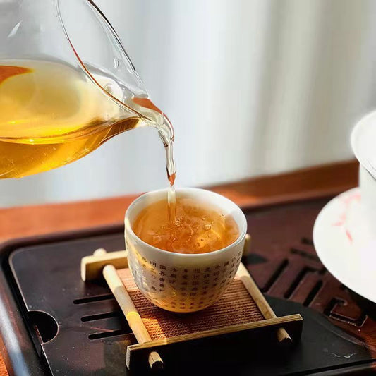 357g Yiwu Raw Puerh Tea Cake Yunnan Premium Shengcha Pu'er Green Tea