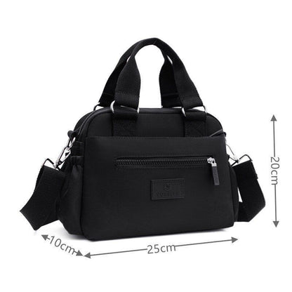 Waterproof Nylon Shoulder Bag Messenger Large Handbag Travel Purse 25*20*10 CM