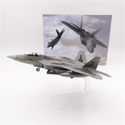 FLOZ US F22 Stealth Fighter Beast Mode full loaded 1/100 Plane Pre-builded Model