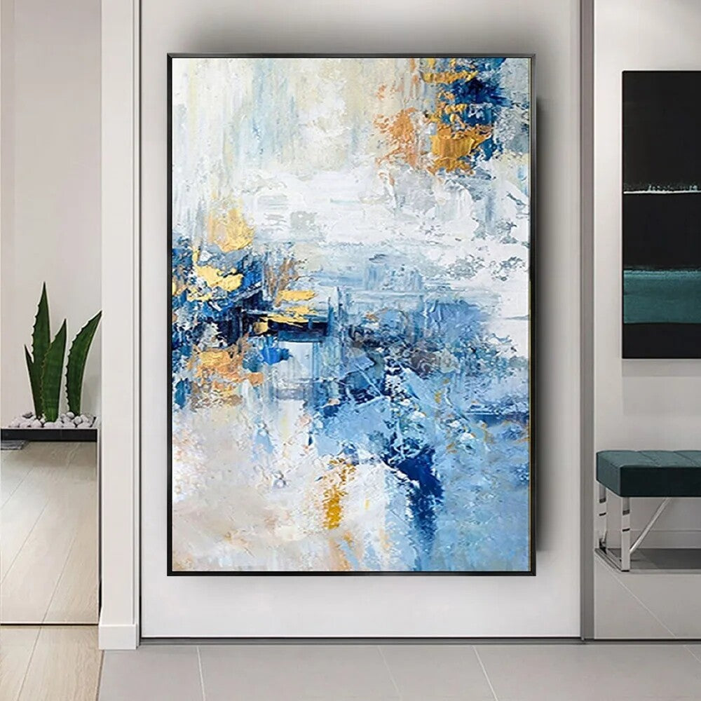 Abstract Ocean Sea Landscape Indoor Hand-Painted Oil Painting Living Room