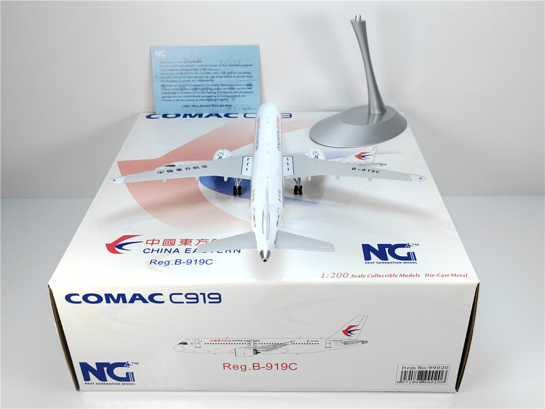 1:200 NG Model CHINA EASTERN COMAC C919 Passenger Plane Diecast Aircraft Model