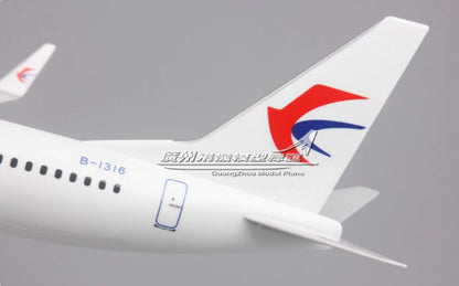 40CM CHINA EASTERN BOEING 737-800 B-1316 Passenger Airplane Resin Plane Model