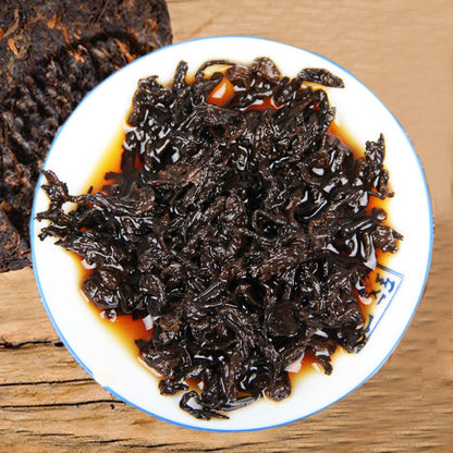 357g Pu-erh Black Tea Cake Yiwuzhengshan Wild Tea Original Puerh Cooked Tea Cake