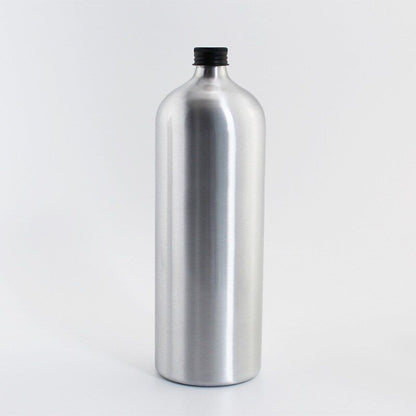 Aluminum Bottles Empty Liquid Soap Essential Oil Metal Container W/ Screw Cap 1L
