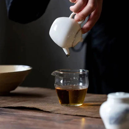 Glass Transparent Fairness Cup 150ml 5.1oz Chinese Kung Fu Tea Set Tea Pitcher