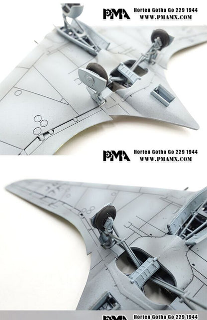 1:72 PMA Germany HORTEN GOTHA GO 229 1944 Bomber Fight ABS Diecast Plane Model