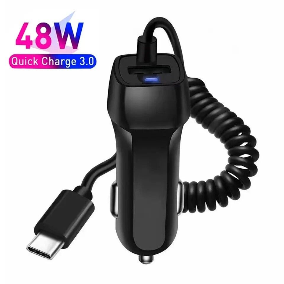 Cargador de Telefono Celular Cable Adaptador Universal Type-C Android USB 48W