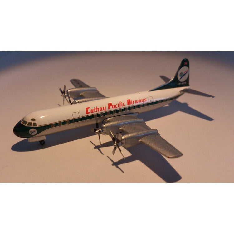 Herpa Cathay Pacific Airways Lockheed L-188A 1/400 diecast plane model aircraft