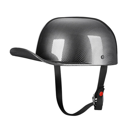 Cruising Vintage Helmet Motorcycle Scooter Skateboard Helmet - Baseball Cap DOT