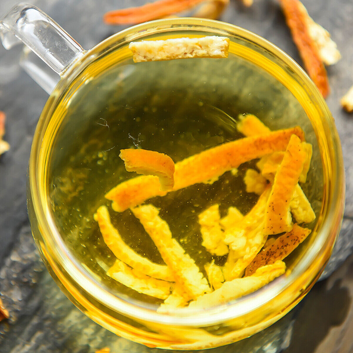 Fruit Tea Dried Orange Peel To Make Syrup of Plum Relieve A Cough Health Care