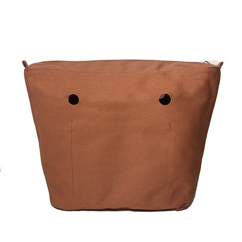 Waterproof Handbag Inner Lining Zipper Pocket Silicone Purse Canvas Accessories