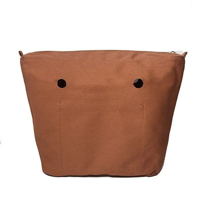 Waterproof Handbag Inner Lining Zipper Pocket Silicone Purse Canvas Accessories