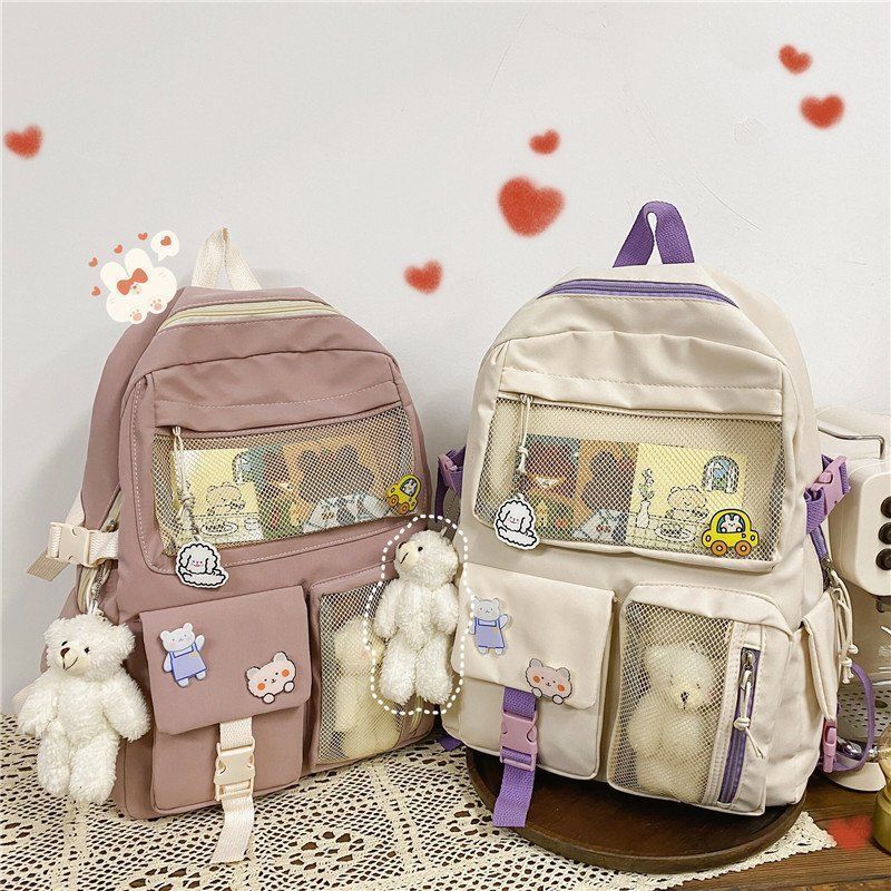 Large Capacity Backpacks Students Bag Waterproof School Traveling Bag 32*13*43CM