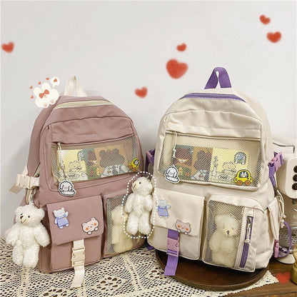 Large Capacity Backpacks Students Bag Waterproof School Traveling Bag 32*13*43CM