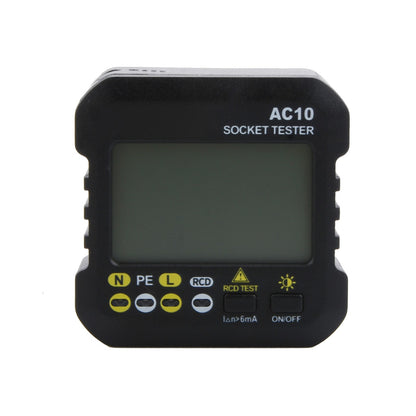 90-250V Outlet Socker Tester Voltagemeter Automatic Electric Circuit Polarity