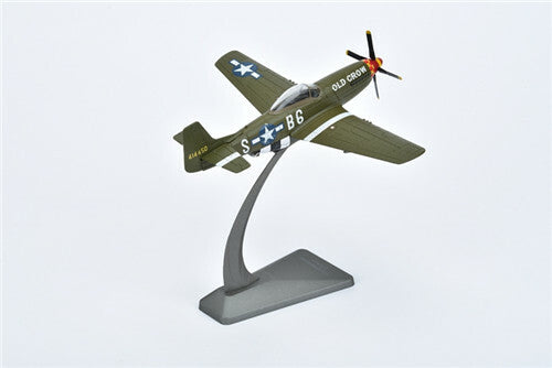 AF1 WWII US P-51D Mustang Fighter Green 1:72 DIECAST Aircraft Pre-builded Model