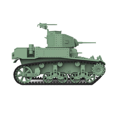 SSMODEL SS24504 1/24 Military Model Kit US M3 Stuart Light Tank