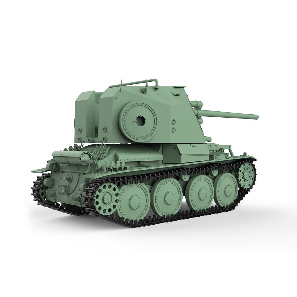SSMODEL SS72736 1/72 25mm Military Model Kit Sweden Tank Destroyer Pvkv II