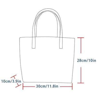 Floral Traveling Shoulder Bag Textured Leather Shopper Large Bag Women Handbags