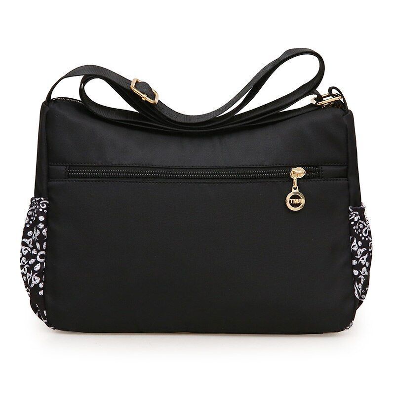 Shoulder Bag Rural Style Printing Leisure Travelling Bag Waterproof Oxford Purse