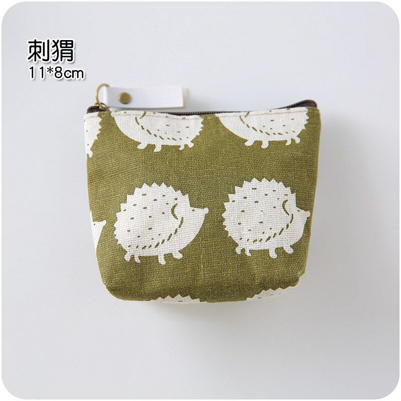 Women Coin Purse Card Earphone Pouch Bag Key Holder Small Wallet Package Canvas