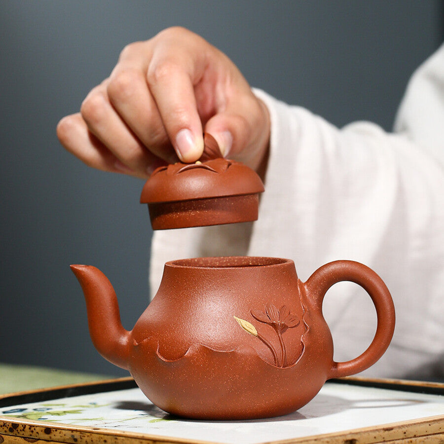 Master Tea Pot Handmade Pot with Certificate Paper True Yixing Zisha Marked Pot