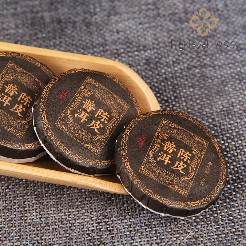 Dried Tangerine Peel Ripe Puer Mini Tea Cakes Chenpi Shu Puer Tuocha 500g