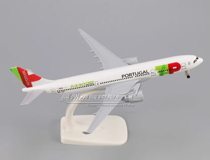 20CM TAP PORTUGAL AIRBUS A330 Passenger Plane Airplane Diecast Aircraft Model