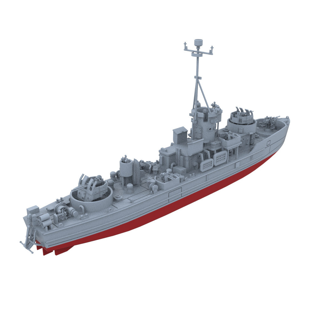 SSMODEL SSC1250764 1/1250 Military Model Kit USS Landing Craft Support LSM Mk3