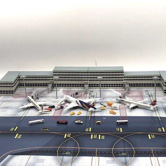 Scale Airport Terminal Building Air Bridge DIY 1:400 Model Scene Toy Gift