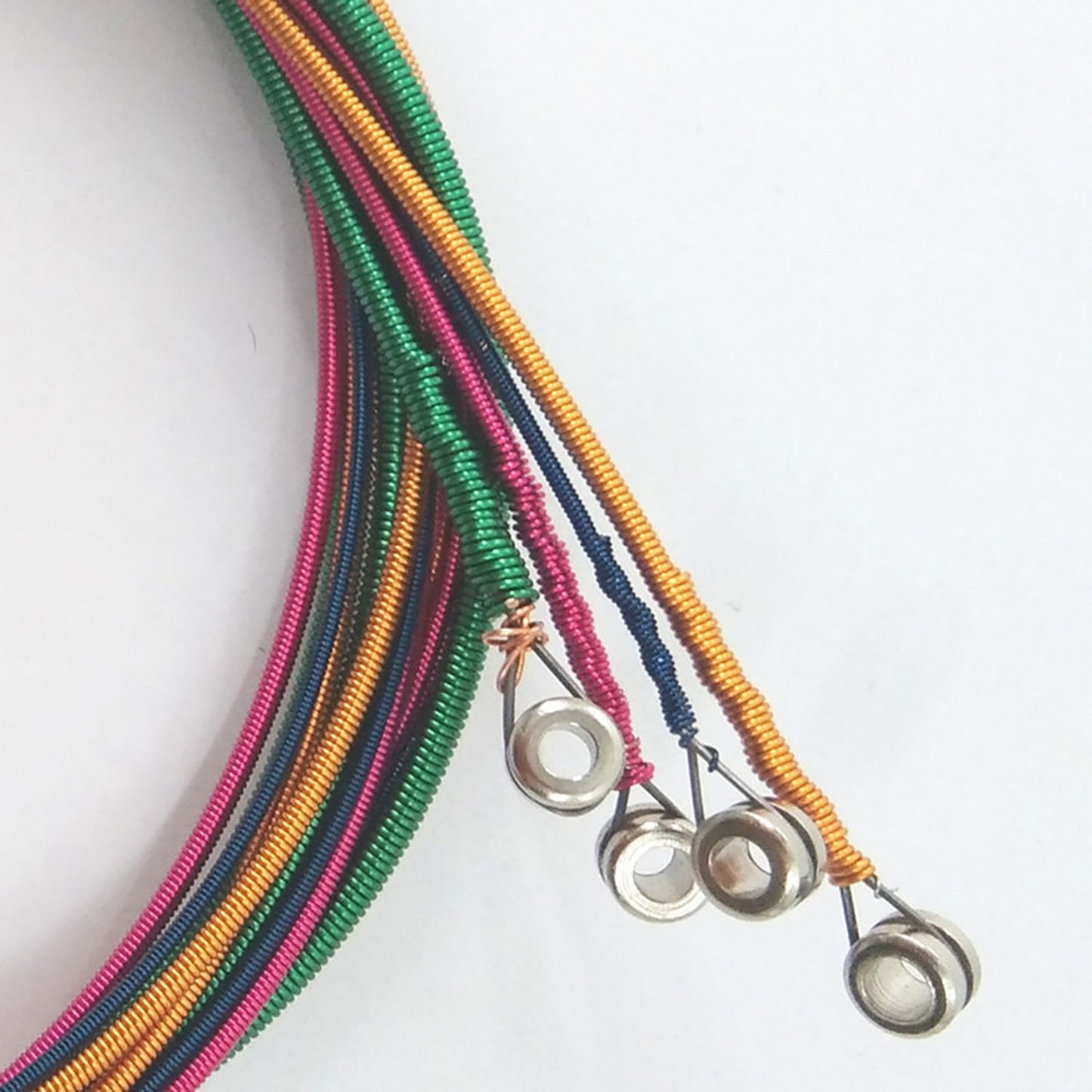 4PCS Steel + Nickel Alloy Electric Bass Strings Four Color Bass Guitar String