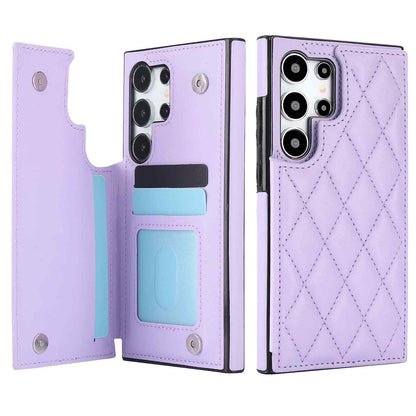 For Samsung Galaxy S25 S24 S23 S22 S21 S20 Ultra Case, Flip Folio Leather Wallet